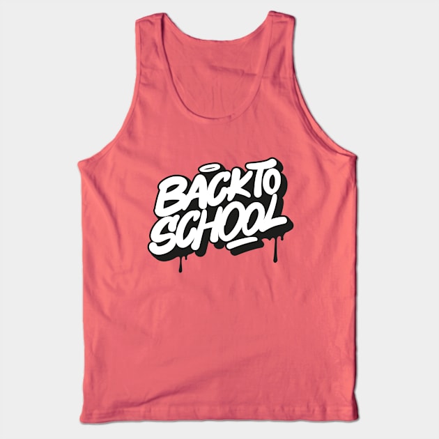 School Back Tank Top by Leoni Paganotti